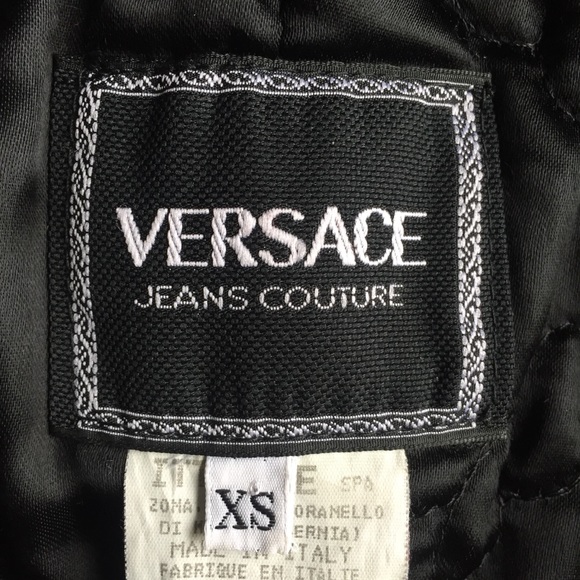 Rare VERSACE Vintage Quilted Jacket XS - Picture 8 of 17